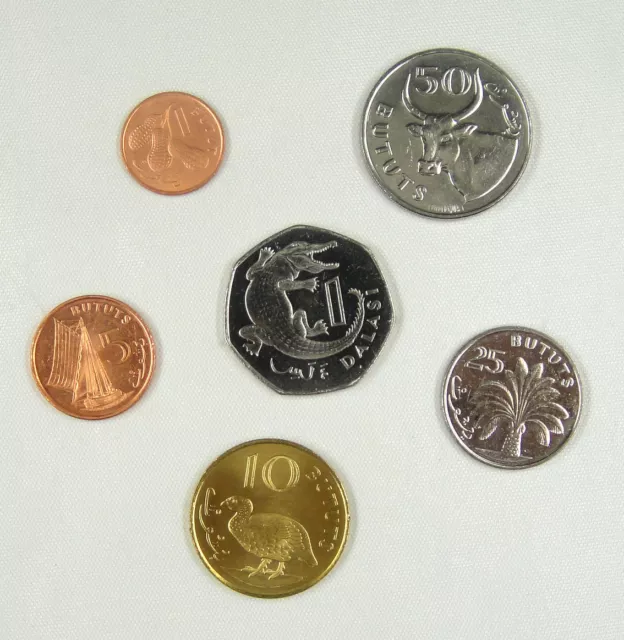 GAMBIA coins set of 6 pieces UNC