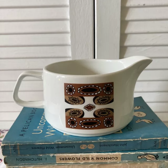 VINTAGE J&G MEAKIN STUDIO MAORI Small GRAVY / SAUCE BOAT  Milk Cream Jug