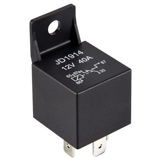 12V Volt 40A  5 Pin Umschaltrelais Automobil Auto Motorrad Boot Fahrrad Z1Q3