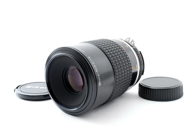 Nikon Micro-nikkor Ai-s Ais 105mm F/4 Mf Objectif De Japon [ Opt Mint ] PL47122