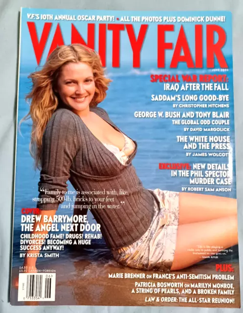 Vanity Fair Magazine June 2003 Drew Barrymore, Marilyn Monroe MINT NEW CM1