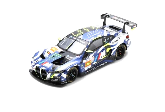Miniature SPARK BMW M4 GT3 #46 Team WRT - Le Mans 2024 - Rossi / Al Harthy - 1/43