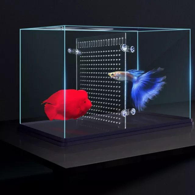 10/20/40/55 Gallon Aquarium Fish Tank Divider Suction Cups Isolation Board 2