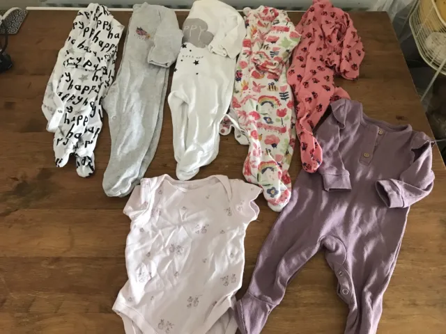 Girls Clothing / Sleepsuit Bundle 3-6 Months