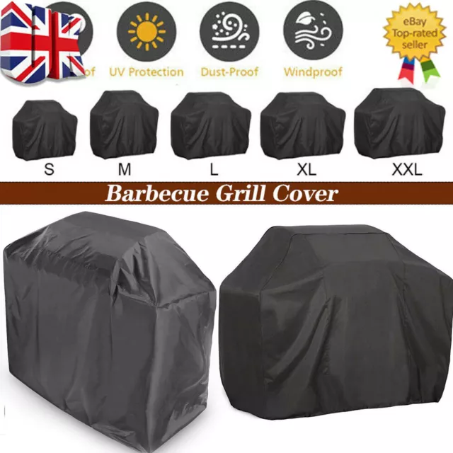 Heavy Duty BBQ Cover Waterproof Barbecue Grill Protector Outdoor Covers S -XXXL