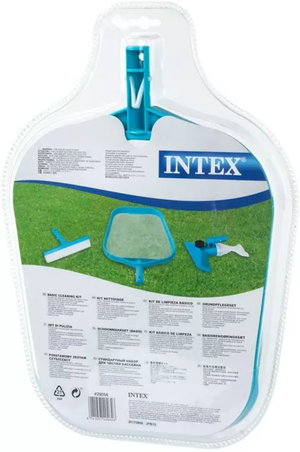 INTEX 29056 - Reinigungs-Set »Basique« (Feuilles Net, Beckenbürste, Sols ) 2