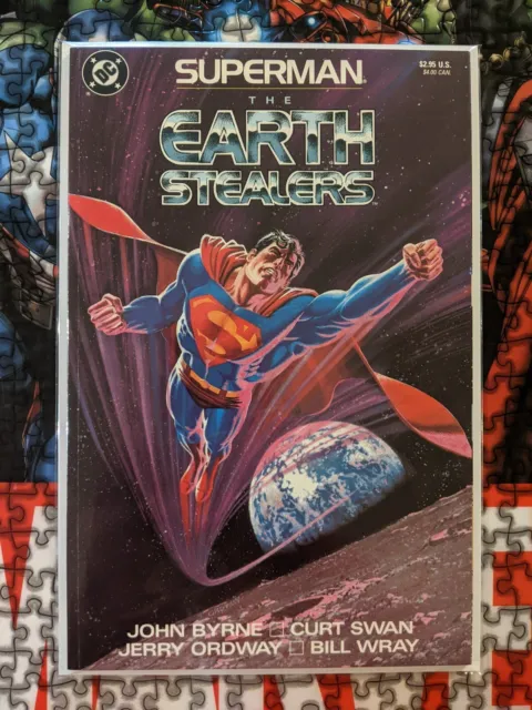 Superman The Earth Stealers #1 One-Shot 1988 Prestige Dc Comics (12G)