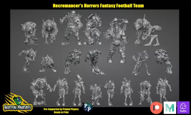 Necromancer Horror BRUTEFUN MINIATURES Single Models