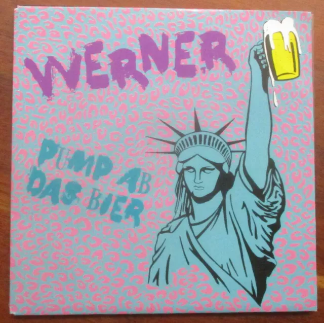 7" Singel ,Werner, Pump ab das Bier, CBS 1989 Mint