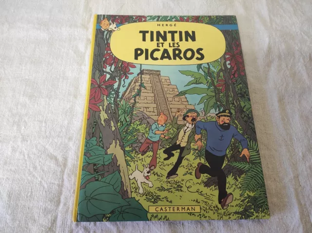 BD Les aventures de Tintin 1976 Tintin et les picaros Hergé éd Casterman