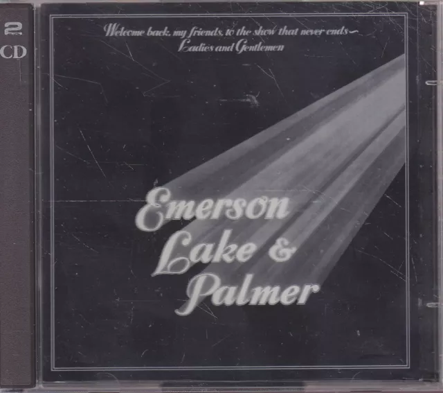 EMERSON LAKE & PALMER "Welcome Back My Friends To The Show That Never Ends" 2CD