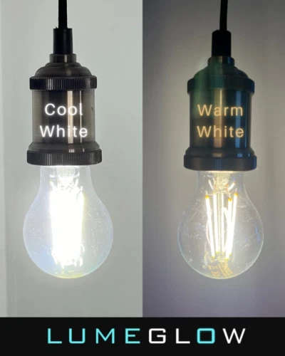 LumeGlow B22 Bajonettkappe LED Filament 3 Stück (1er Pack), warmweiß 2700k 8
