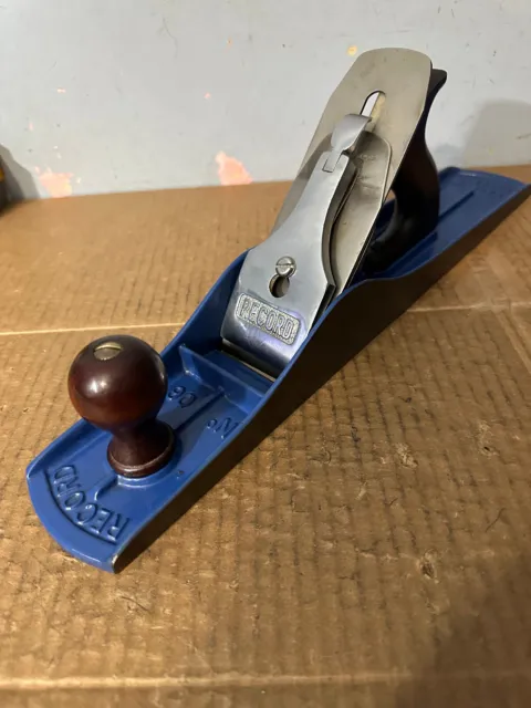 Record No. 06 Blue Jointer Plane England - Nice ** Read !! **