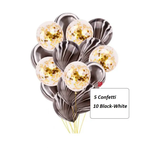 15 pièces/lot ballons mariage anniversaire latex foil ballons enfants garçon fille fête bébé 2