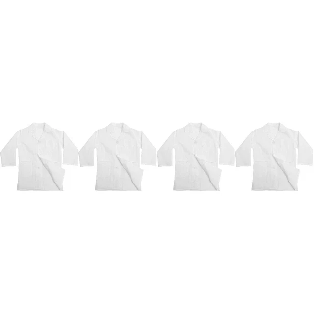 4x Practical Premium Toddler Costume White Coat Scientist Costume Kids for Party