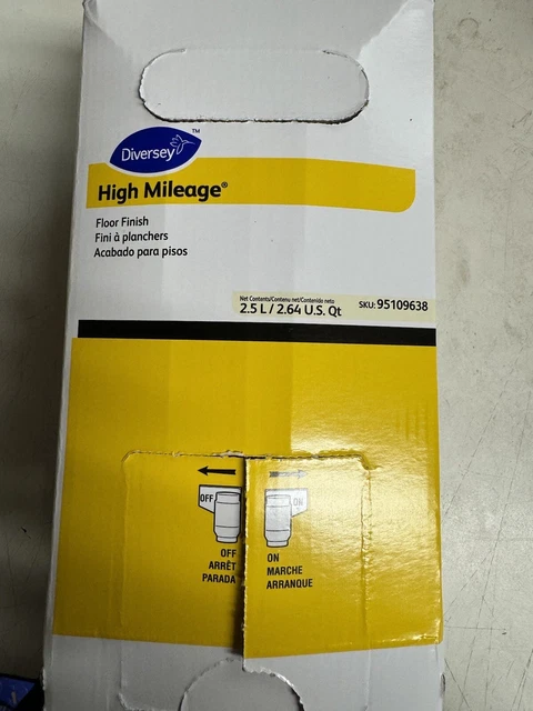 Diversey High Mileage Gloss Floor Finish Pro-Stength Light Scent 95109638