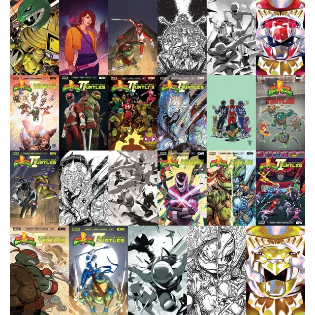 MMPR TMNT II (2022) 1 2 3 Variants | Boom! Studios | COVER SELECT