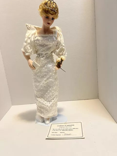 LARGE 20"  Ashley Belle  keepsakes Porcelain Doll PRINCESS DIANA LOVELY