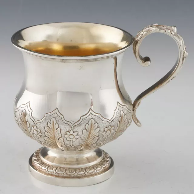 Hamilton & Co kolonialer indischer Silber halber Pint Tankard Kalkutta c1870