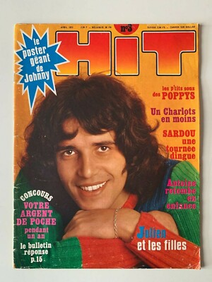 HIT N° 30 JOHNNY HALLYDAY MICHEL SARDOU NICOLETTA JULIEN CLERC 