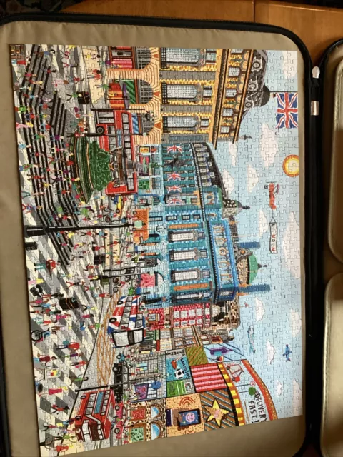 Falcon  1000 piece jigsaw puzzle ‘Piccadilly Circus’Completed Once