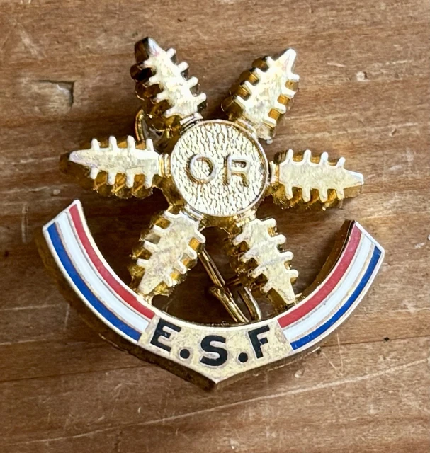 Insigne Ancien Ski ESF étoile - Ski De Fond - Vintage Occasion