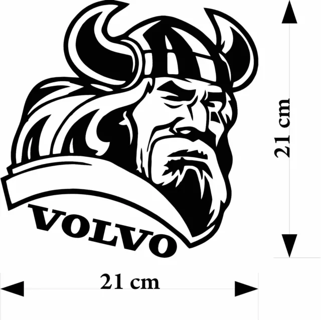 Volvo sticker - the rear wall of the cab