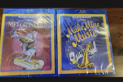 Disney’s Melody Time & Make Mine Music Blu-ray Movie Club Exclusive NEW