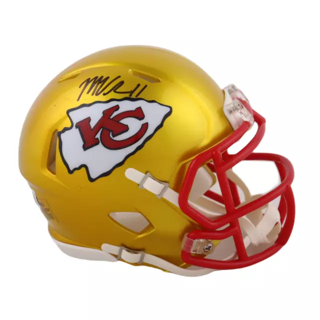 Marquez Valdes-Scantling Signed KC Chiefs Mini Helmet Official Beckett Auth