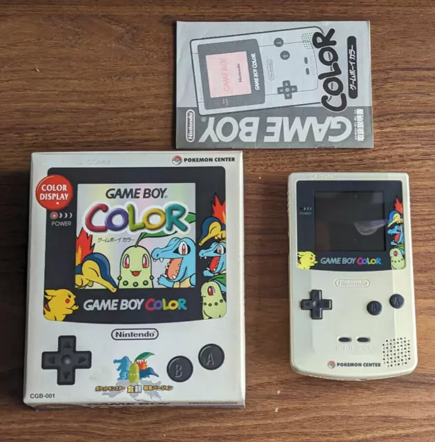  Pokemon Limited Gold/Silver Edition, Game Boy Color
