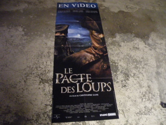 LE PACTE DES loups affiche cinema 160*60 cm EUR 7,00 - PicClick FR