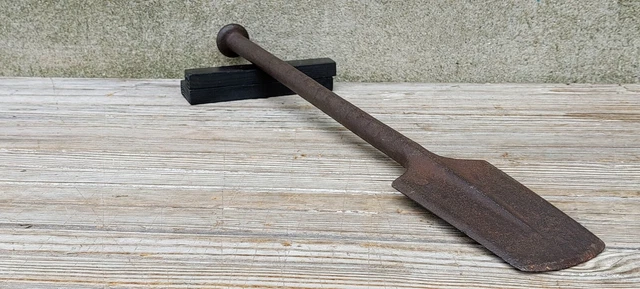 Rare Antique Early 19th C Whaling Tool Flensing Iron Cutting Spade Blacksmith Rare Antique Early 19th C Whaling Tool Flensing Iron Cutting Spade Blacksmith