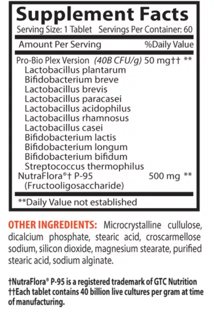 Lactobacillus Casei - complexe probiotique 40 milliards d'UFC - brûle des calories 2B 2