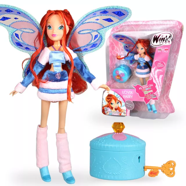 Winx Club Lovix Bloom Muñeca de Hadas Figura de Acción Muñeca Barbie Niñas Fiesta Juguetes