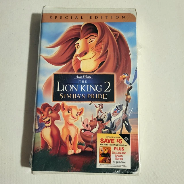 DISNEY S THE LION King 2 Simba s Pride Special Edition VHS 2004 SEALED disney-s-the-lion-king-2-simba-s-pride-special-edition-vhs-2004-sealed