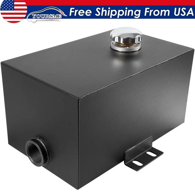 5 Gallon Hydraulic Fluid Reservoir Tank with Inlet 1.5" FNPT & Outlet 0.75" FNPT