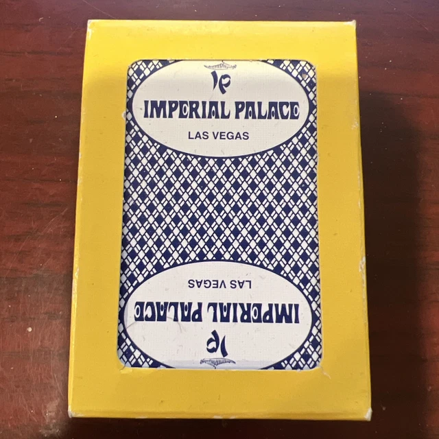 IMPERIAL PALACE CASINO Vintage Las Vegas  BLUE PLAYING Cards