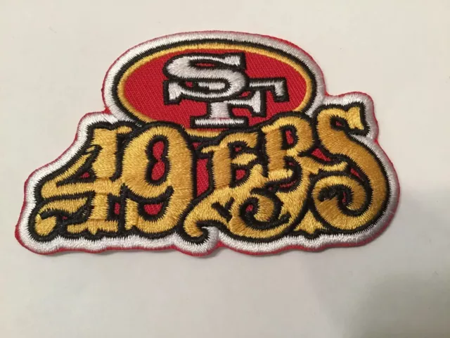 (2) San Francisco 49ers Patches Iron On Embroidered Patch ~USA FREE  Shipping!