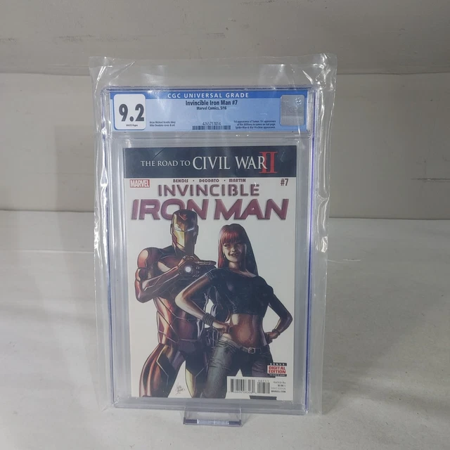 INVINCIBLE IRON MAN #7 CGC 9.2 2016 1st Appearance Riri Williams, 1st Printing