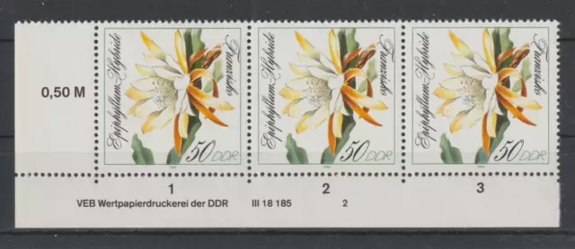 Deutschland DDR Mi. Nr 3278 ** Ecke postfrisch Druckvermerk DV . Formnummer 2