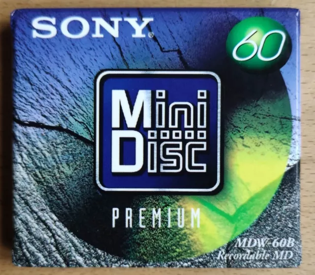 Sony MiniDisc Premium MDW-60B - Digital Audio MiniDisc / NEU