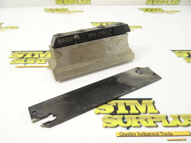 Iscar Blade Tool Holder Block 1" Shank Sgtbu 25.4-6G + Indexable Blade Dgfh 32-3