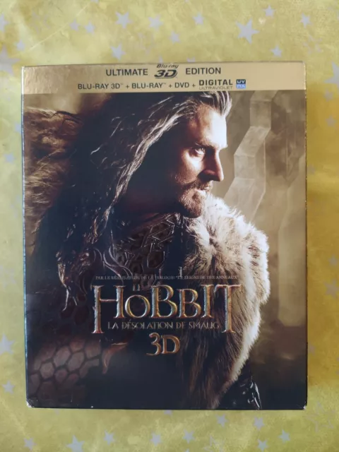 Le Hobbit La Desolation De Smaug Coffret Digipack Blu-Ray 3D + Bluray + Dvd Comp