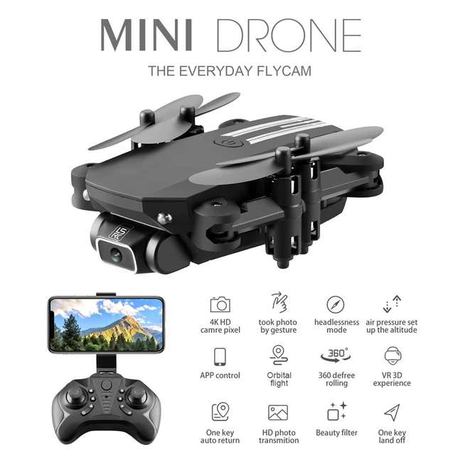Smart Anti-shake Gimbal HD 4K Drone Mini Real-time View Foldable VR Experience