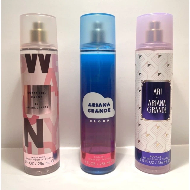ARIANA GRANDE CLOUD Perfume SET Plus Ari, Sweet Like Candy Body
