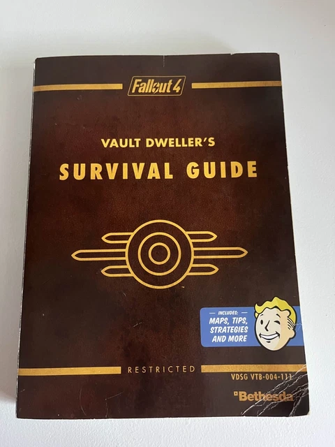 FALLOUT 4 VAULT Dwellers Survival Guide (Worn) $25.00 - PicClick CA
