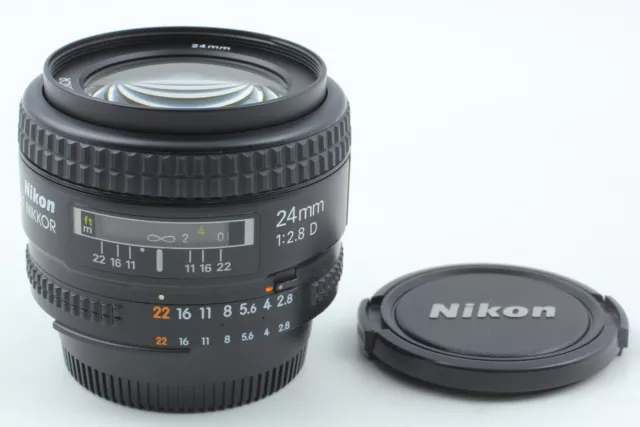 [Near MINT] Nikon AF NIKKOR 24mm F2.8 D Wide Angle AF Auto Focus Lens From JAPAN
