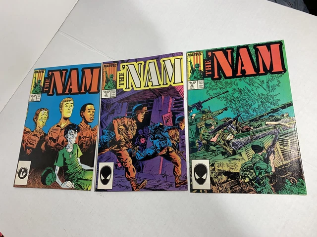 The 'Nam Lot of 18 Marvel Comics 1987-90 Copper Age various issues 6 to 61 3