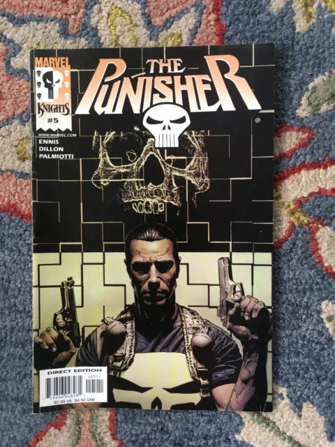 THE PUNISHER #5 (2000) Marvel Knights Vol. 3 Direct Edition Ennis Dillon