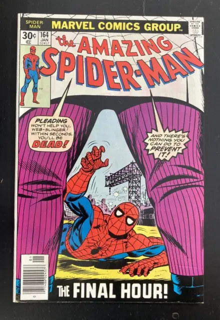 Amazing Spider-Man Vol. 1 # 164 Kingpin Vintage 1977 Marvel